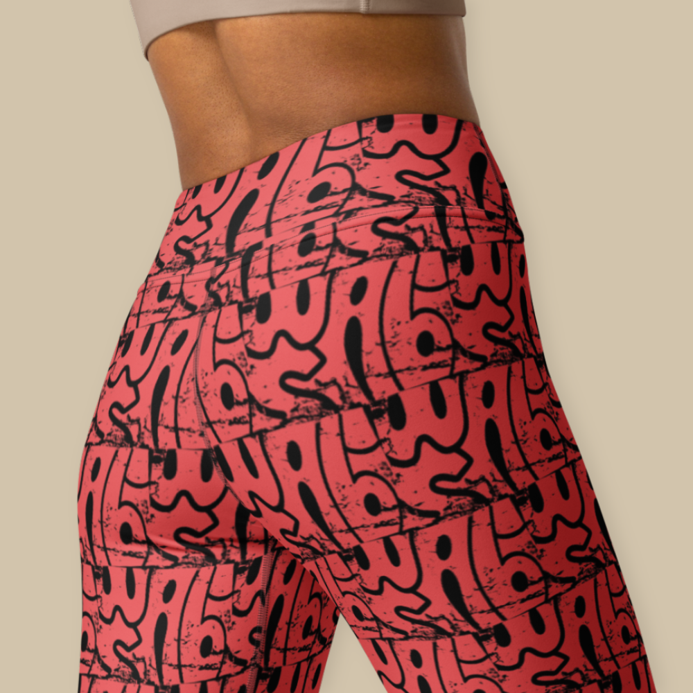 Wabi-Sabi Coral Leggings