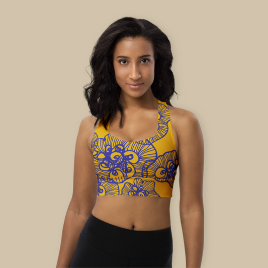 Solflora Recycled Longline Sports Bra